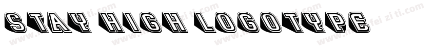Stay High Logotype字体转换